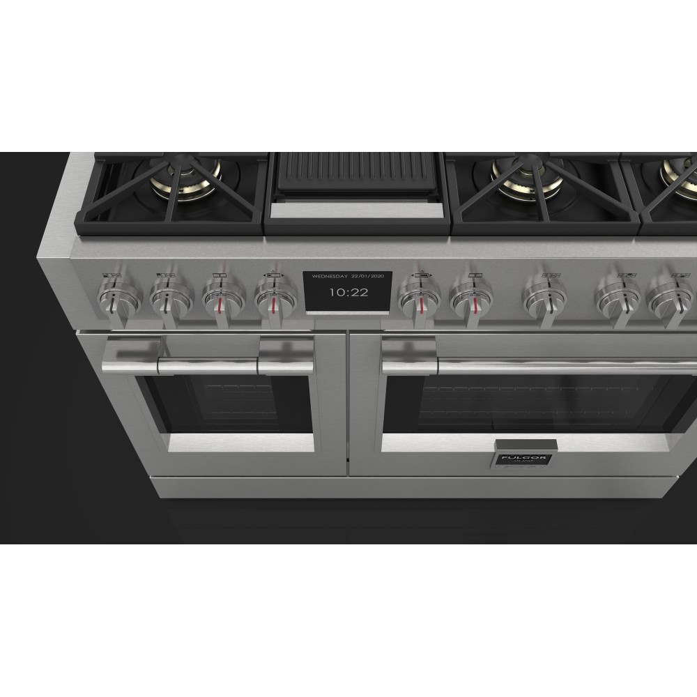 Cucina Professionale 120 cm - Fulgor Milano - 6 Bruciatori Gas