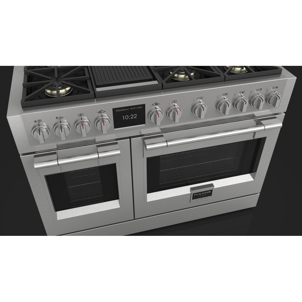 Professional kitchen 120 cm - Fulgor Milano - 6 Gas burners