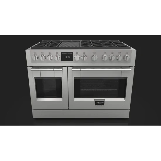 Профессиональная кухня 120 см- Fulgor Milano - 6 газовых горелок