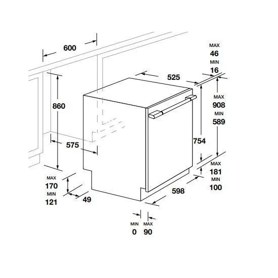 Fulgor FPDW 82103 XX: the professional dishwasher that saves you time and effort