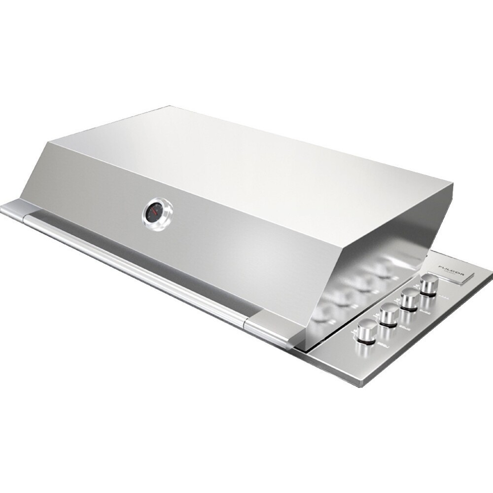 High lid for Fulgor FOBQ HL 1000 barbecues: the essential accessory for roasts and slow cooking