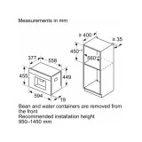 Bosch CTL7181B0 Einbau-Kaffeevollautomat: Espressogenuss zu Hause.