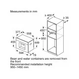 Bosch CTL7181B0 Einbau-Kaffeevollautomat: Espressogenuss zu Hause.