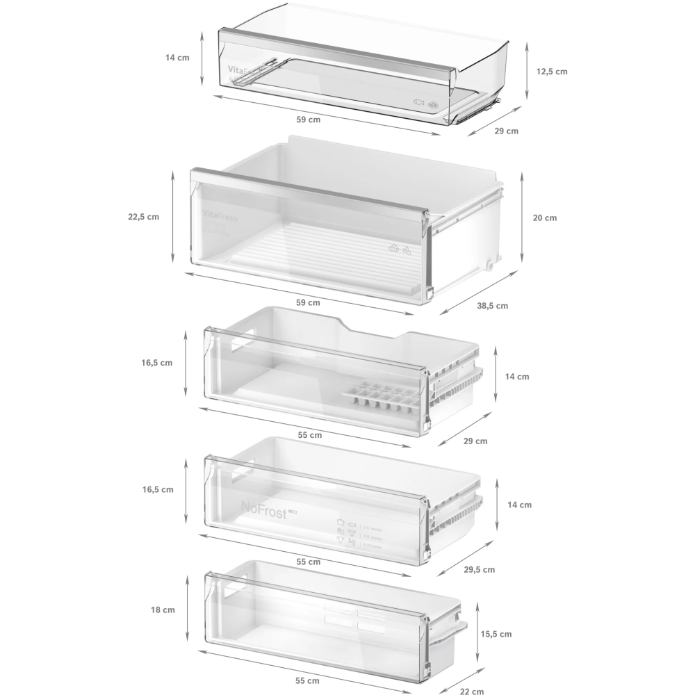 Kühlschrank Bosch KBN96VSE0: modernes Design, fortschrittliche Technologie und Energieeinsparung