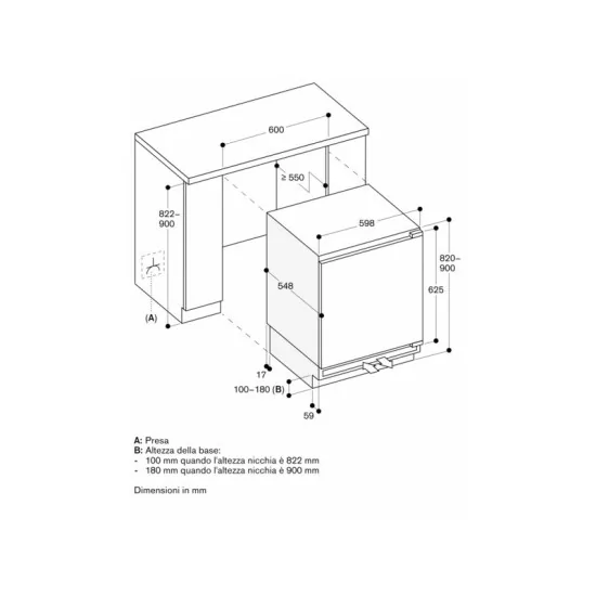 Gaggenau RC202180 - Frigorifero combinato NoFrost - Acciaio inossidabile