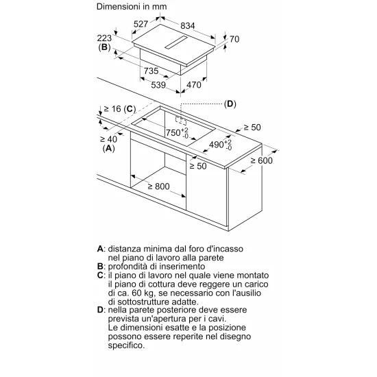 Гибкий дизайн 80 см Neff V68YX4C0 | Интегрированная вентиляция, TwistPad Fire, PowerBoost