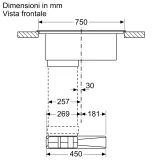 Flex Design 80 cm Induktionsplatte Neff V68YX4C0 | Integrierte Belüftung, TwistPad Feuer, PowerBoost