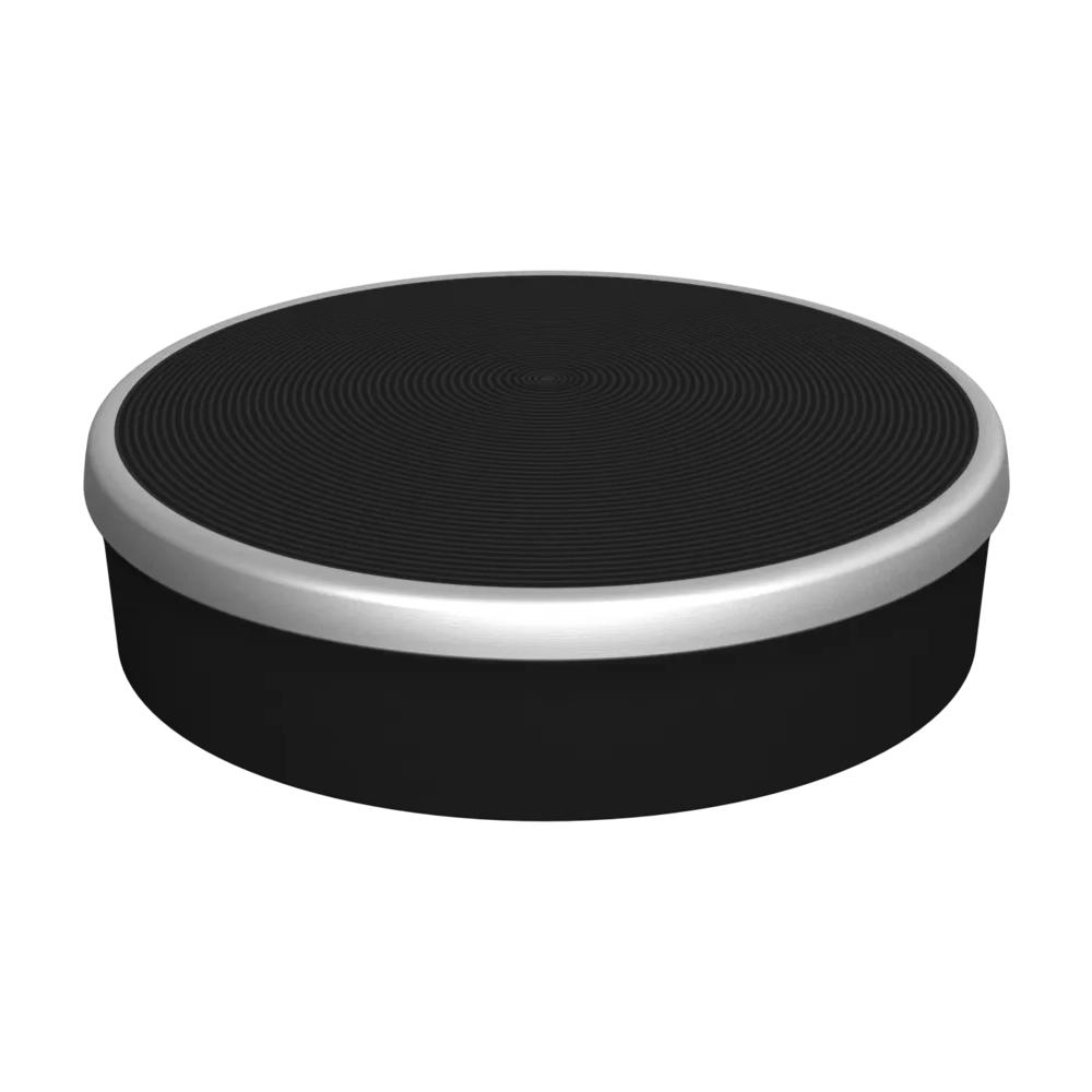 Manopola di controllo magnetica removibile TwistPad Flex© Metallic silver