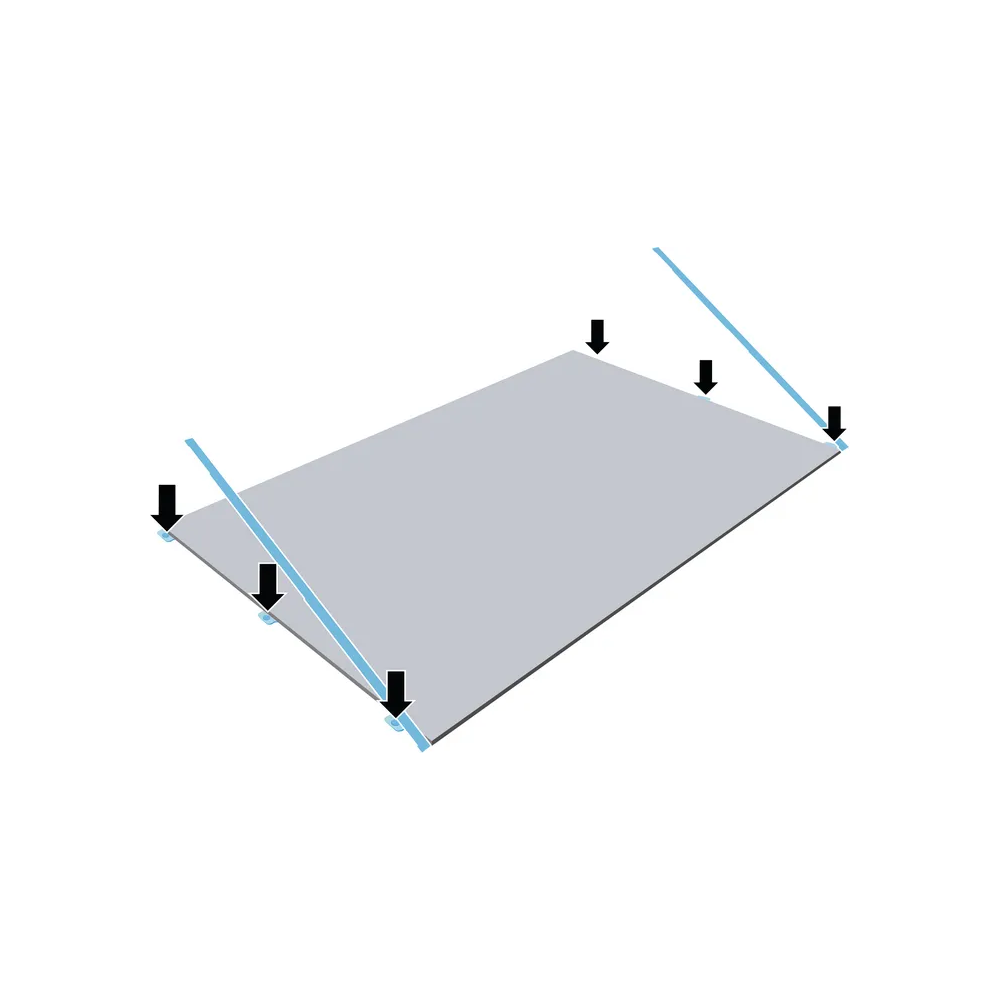 Flex Design Kit 52.6 cm, for an ANTHRACITE GRAY hob