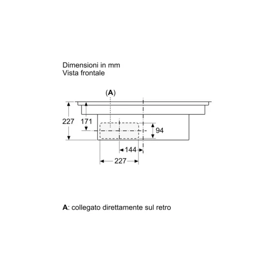 Neff V68PYX4C0 : Plaque à induction avec hotte intégrée de 80 cm