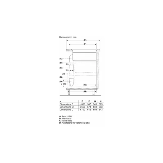 Neff V68PYX4C0: Induction hob with integrated 80 cm hood