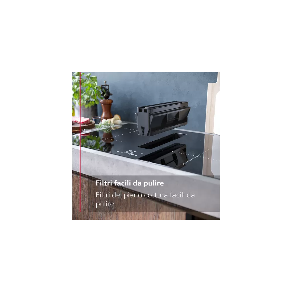 Neff V68PYX4C0 : Plaque à induction avec hotte intégrée de 80 cm