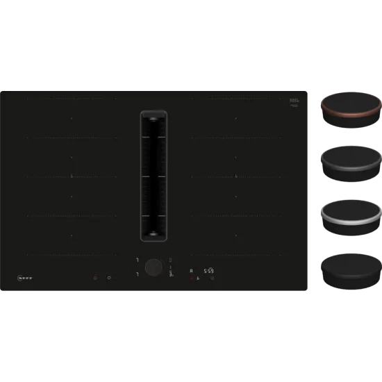 Neff V68PYX4C0: Piano cottura a induzione con cappa integrata da 80 cm