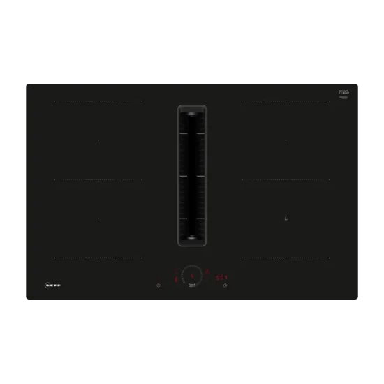 Neff V58NHQ4L0: Induction hob with integrated 80 cm hood without profiles