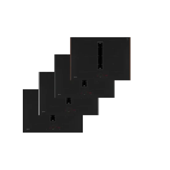 Neff V57YHQ4C0: Hob de inducción con capucha integrada de 70 cm con diseño flexible