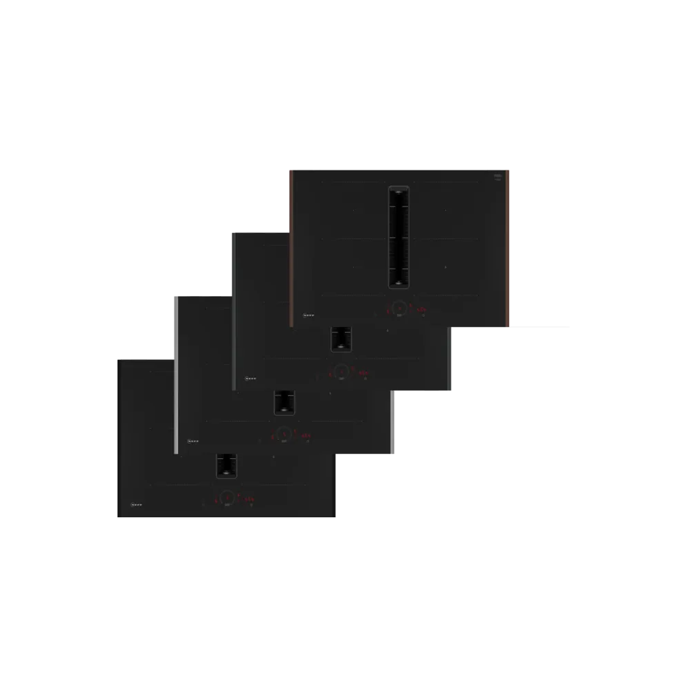 Neff V57YHQ4C0: Hob de inducción con capucha integrada de 70 cm con diseño flexible