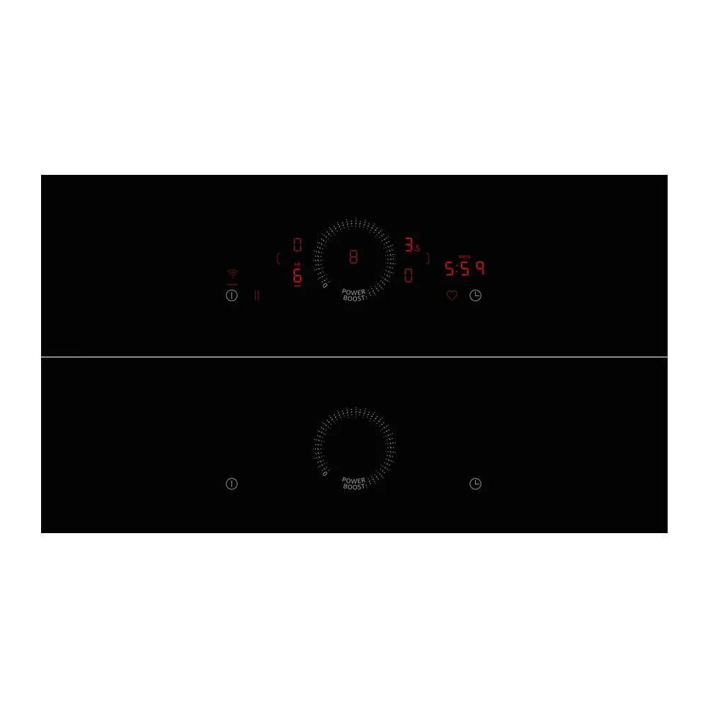 Neff V57THQ4L0: Induktionskochfeld mit integrierter 70-cm-Haube mit Profilen