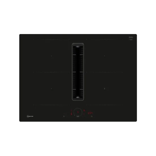 Neff V57PHQ4C0 : Plaque à induction avec hotte encastrée intégrée de 70 cm