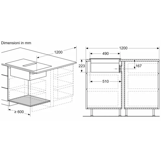 Piano cottura a induzione Neff V58NBS1L0 | Cucina con stile e funzionalità