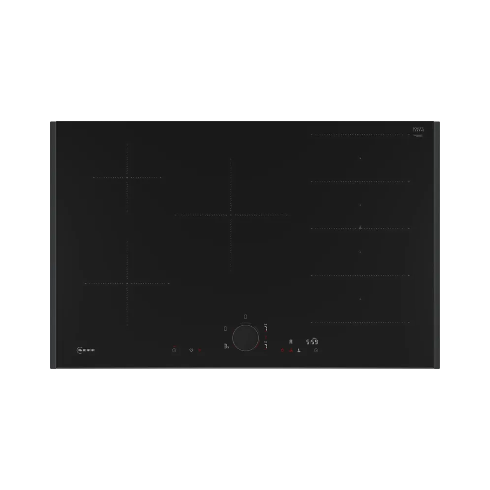 Descubre la nueva manguera de inducción negra de 80 cm Neff con perfiles T68AUV4C0.