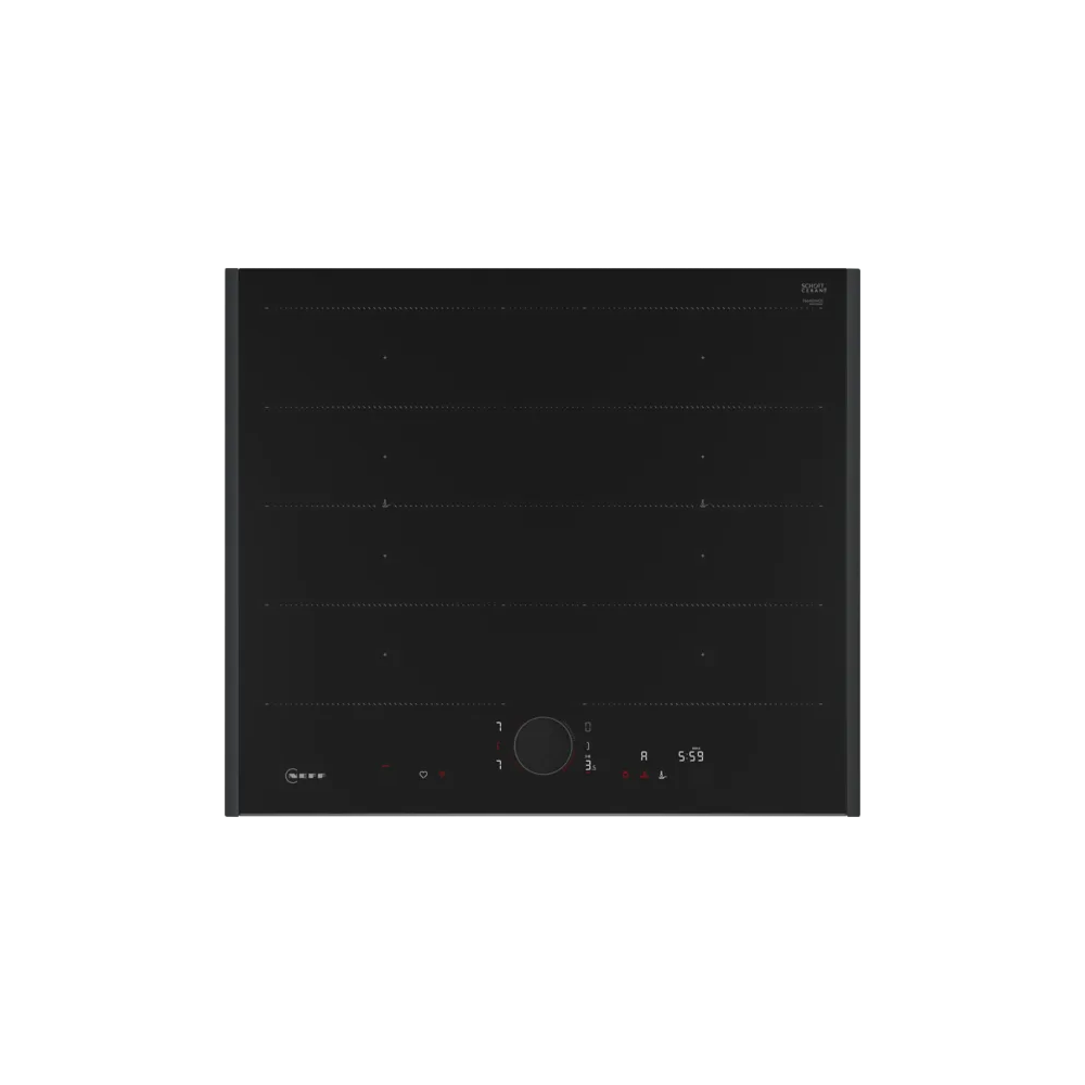 Piano induzione 60 cm Flex profili e Twistpad Graphite Grey