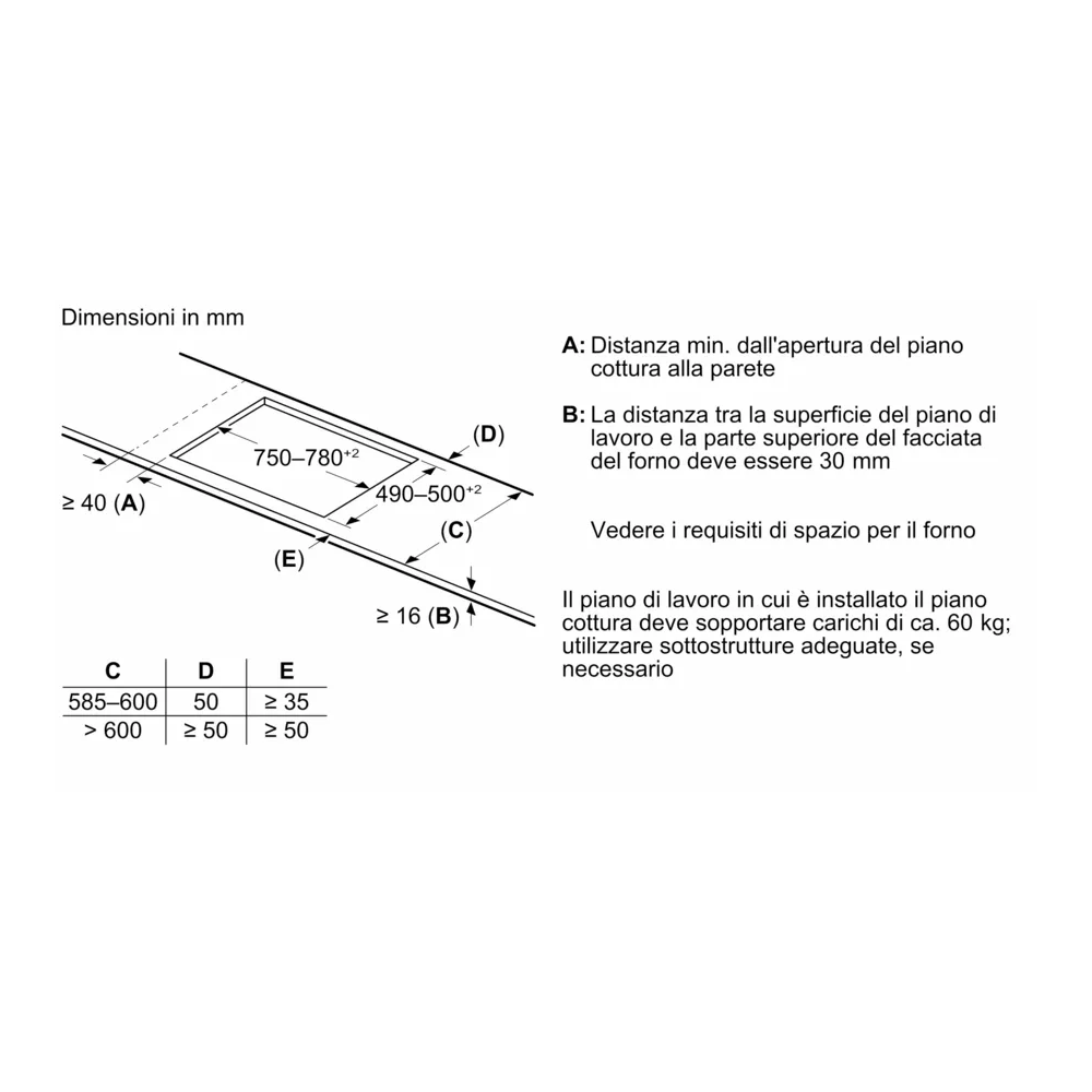 Induction plan 80 cm Flex profiles and Twistpad Graphite Grey