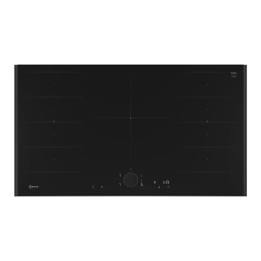 Plaque à induction Neff T69AUV4C0 | 90 cm | Noir | Cuisinez avec style et puissance