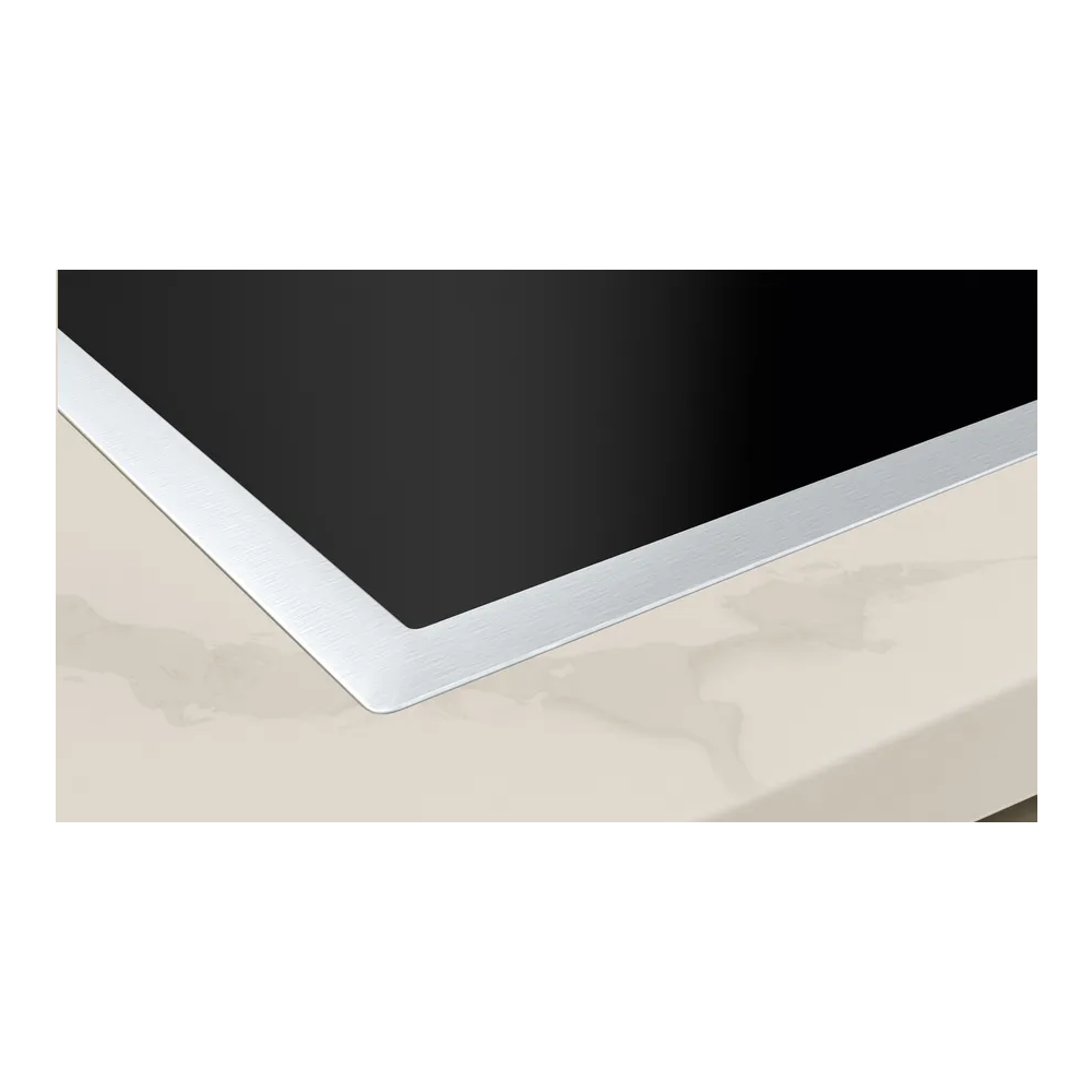 Entdecken Sie das Neff FlexInduction Zone Light Induktionskochfeld mit TwistPad mit Edelstahlrahmen