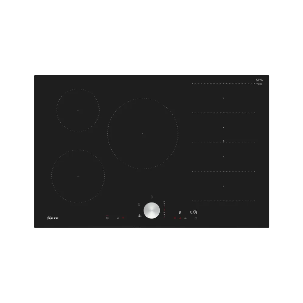 Plaque à induction Neff T68FTV4L0 | 80 cm | Noir | Cuisinez avec style et précision