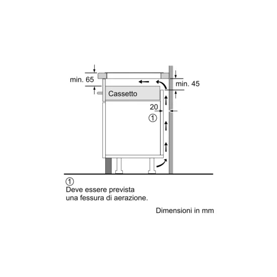 Plaque à induction Neff T58FHW1L0 | 80 cm | Noir | Cuisinez avec style et puissance