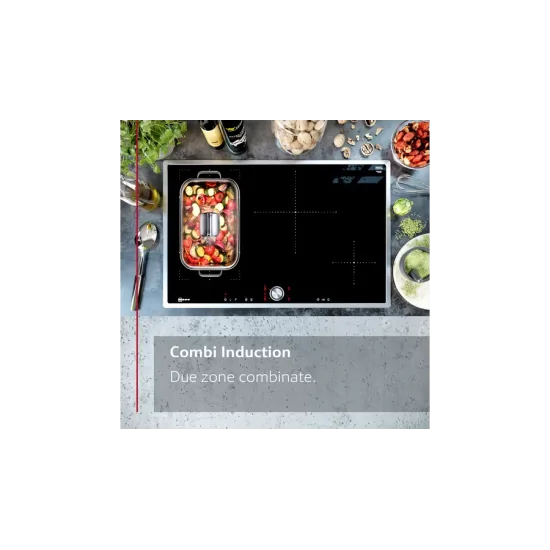Neff T58FHW1L0 induction hob | 80cm | Black | Cook with style and power
