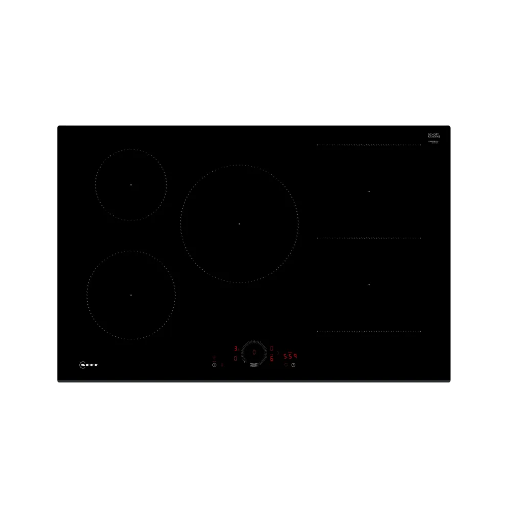 Neff T58FHW1L0 induction hob | 80cm | Black | Cook with style and power