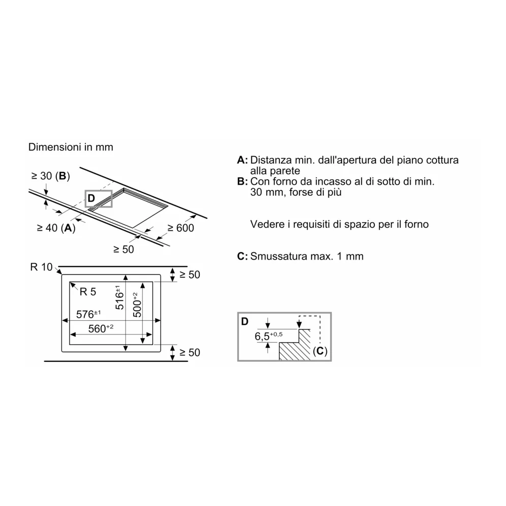 Plaque à induction Neff T66PTX4L0 | 60 cm | Noir | Installation affleurante | Cuisinez avec style et précision