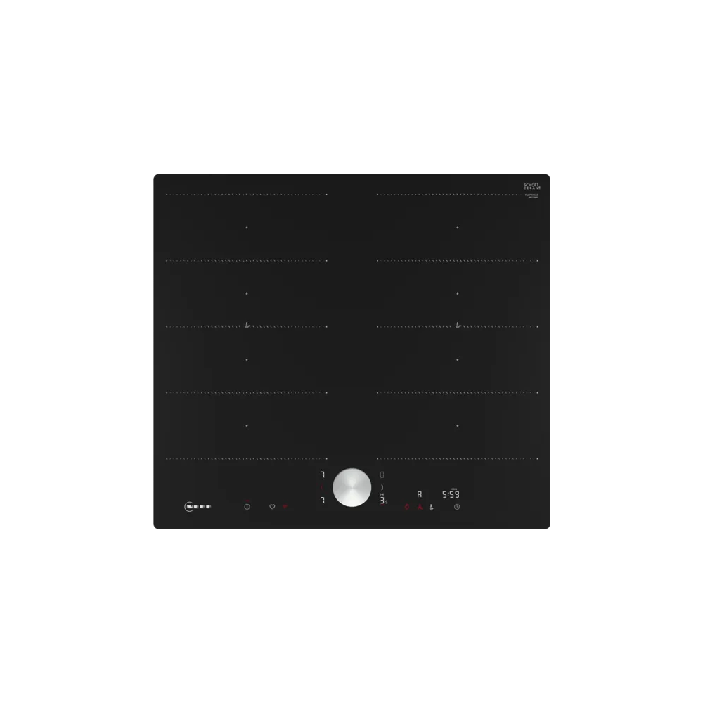 Neff T66PTX4L0 induction hob | 60cm | Black | Flush installation | Cook with style and precision