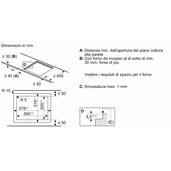 Piano cottura a induzione Neff T56PTF1L0 | 60 cm | Nero | Installazione a filo | Cucina con stile e precisione