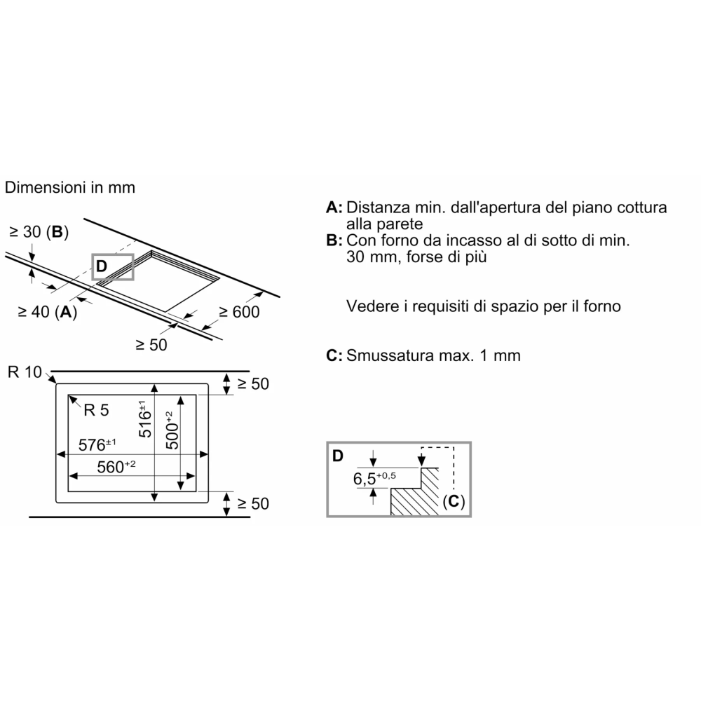 Piano cottura a induzione Neff T56PTF1L0 | 60 cm | Nero | Installazione a filo | Cucina con stile e precisione