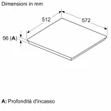 Piano cottura a induzione Neff T56PTF1L0 | 60 cm | Nero | Installazione a filo | Cucina con stile e precisione