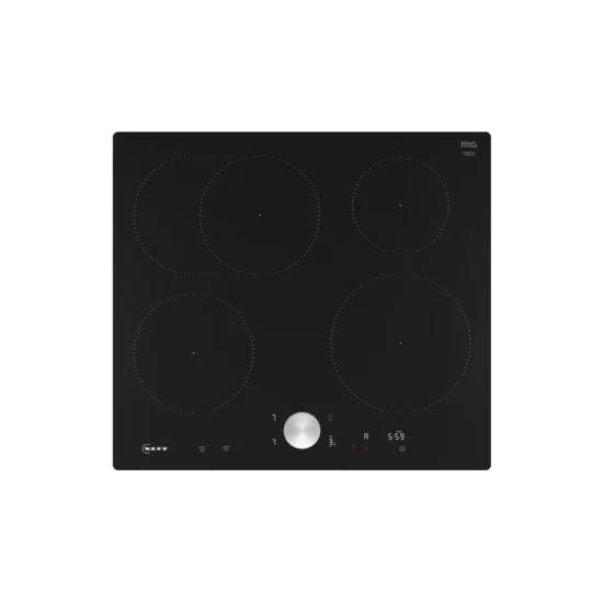 Neff T56PTF1L0 Induktionskochfeld | 60cm | Schwarz | Flächenbündiger Einbau | Kochen Sie mit Stil und Präzision