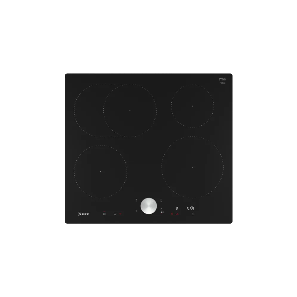 Neff T56PTF1L0 induction hob | 60cm | Black | Flush installation | Cook with style and precision