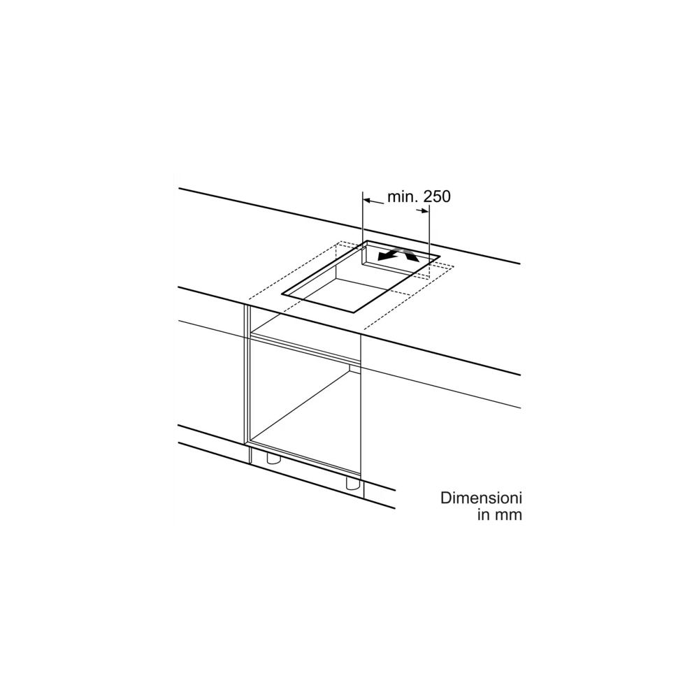 Piano cottura a induzione Flex Neff T63TDX1L0 | 30 cm | Nero | Cucina con stile e flessibilità