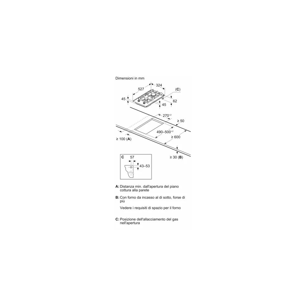 Domino gas hob Neff N23YS29S0 | 30 см | Vetroceramica | Нерон | Кухня со стилем и точностью