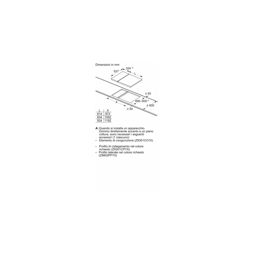 Domino gas hob Neff N23YS29S0 | 30 см | Vetroceramica | Нерон | Кухня со стилем и точностью