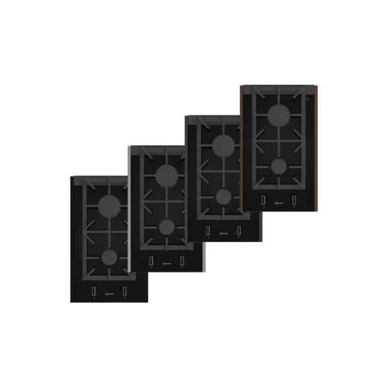 Piano cottura a gas Domino Neff N23YS29S0 | 30 cm | Vetroceramica | Nero | Cucina con stile e precisione