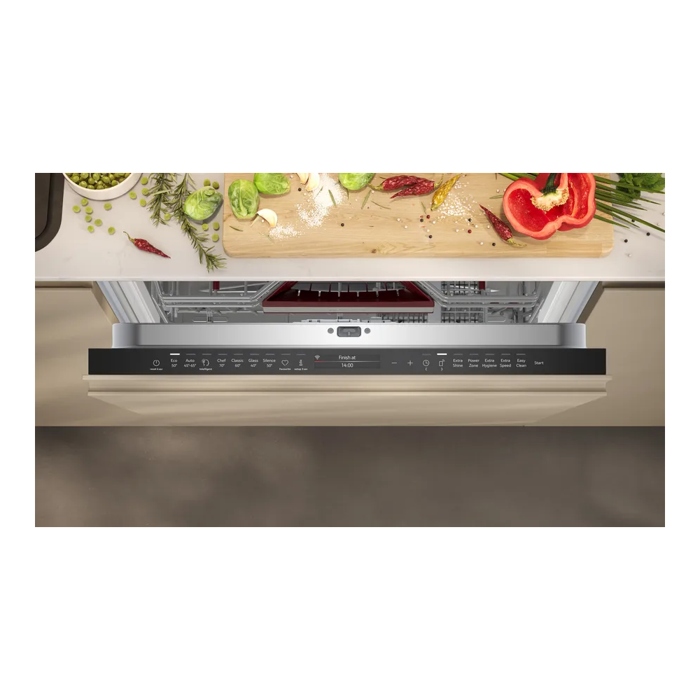 Neff S199ZB802E vollintegrierter Geschirrspüler | 60cm | Schiebereißverschluss | Bringen Sie Ihre Gerichte mit Stil zum Strahlen