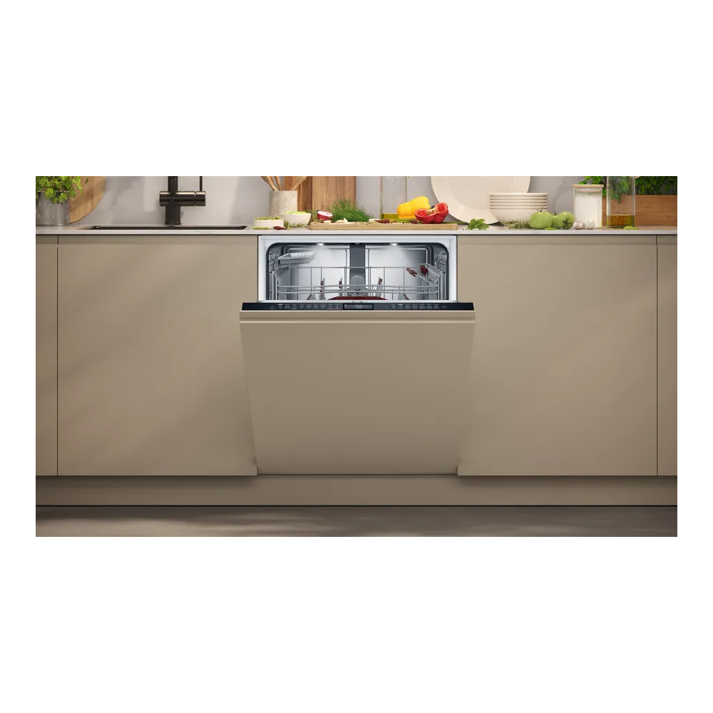 Neff S199ZB802E Lave-vaisselle entièrement intégré | 60 cm | Fermeture éclair coulissante | Faites briller vos plats avec style