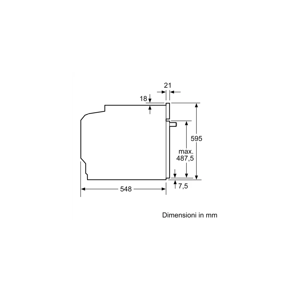 Horno empotrado Neff B54CR71G0 60 x 60 cm latitud Gris Graphite tención Cocina con estilo y facilidad
