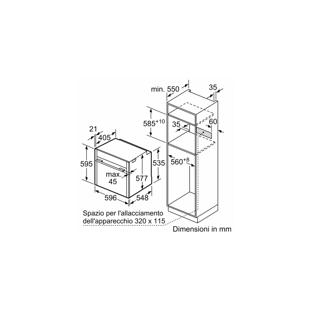 Forno da incasso Neff B54CR71G0 | 60 x 60 cm | Grigio Grafite | Cucina con stile e facilità
