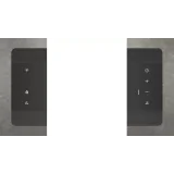 Cappa telescopiche da piano 80 cm Montaggio a filo