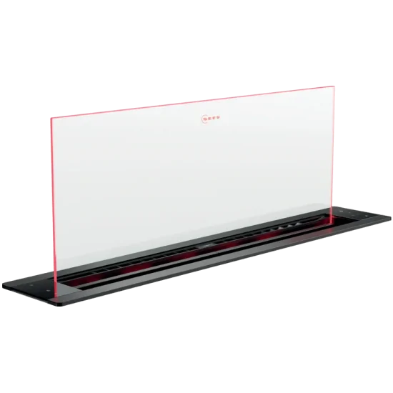 Cappa telescopiche da piano 80 cm Montaggio a filo