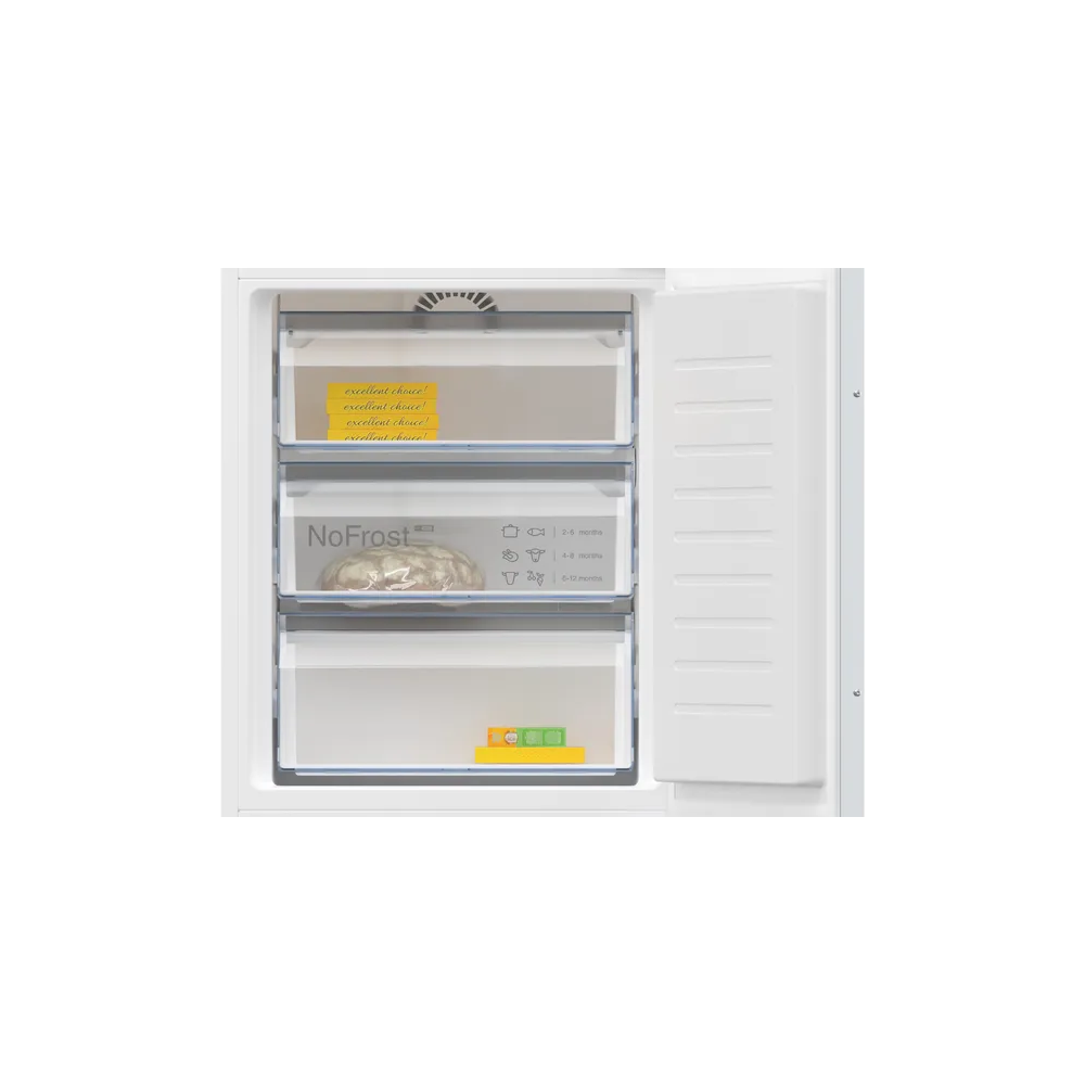 Neff Einbaukühlschrank 60 cm: NOFROST, flache Scharniere